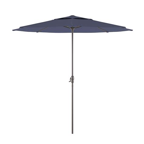 Steel Metal Market Crank and Tilt Patio Umbrella in Red - 100 Polyester Fabric, UV Protection Model LS-11LG-RED 5 Color Red. . Lawn umbrellas lowes